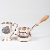 QUEEN ANNE SILVER BRANDY WARME