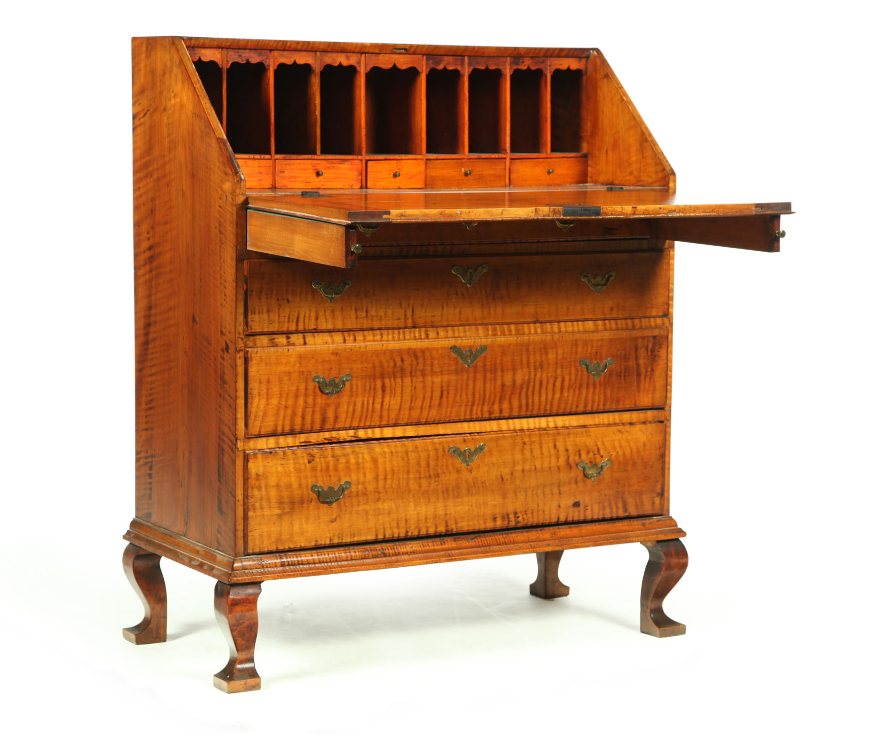 QUEEN ANNE SLANT-FRONT DESK.  New