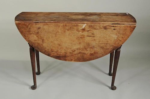 QUEEN ANNE STRAIGHT LEG MAHOGANY
