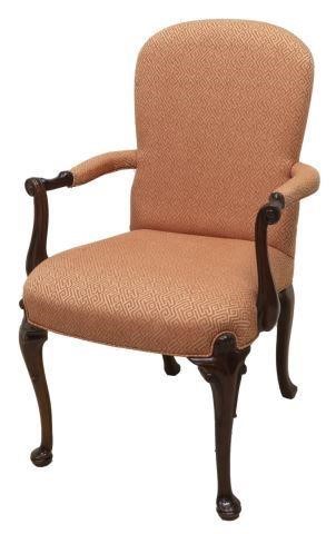 QUEEN ANNE STYLE ARMCHAIR,