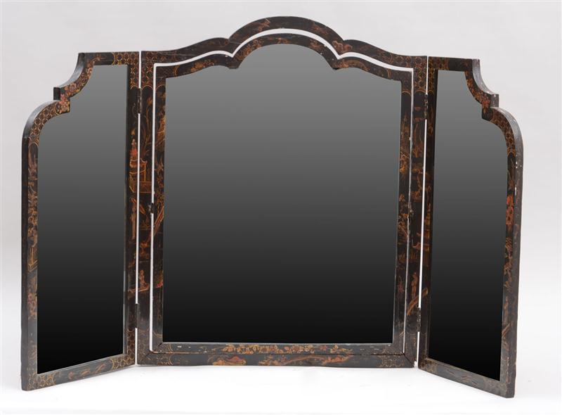 QUEEN ANNE STYLE BLACK LACQUER