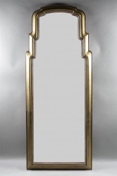 QUEEN ANNE STYLE BRASS MIRRORQ