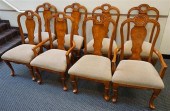 QUEEN ANNE STYLE BURLWOOD AND