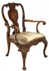 QUEEN ANNE STYLE BURLWOOD ARMC