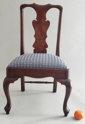 QUEEN ANNE STYLE BURLWOOD CHIL