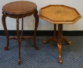 QUEEN ANNE STYLE BURLWOOD OCTA