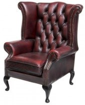 QUEEN ANNE STYLE BUTTONED LEAT