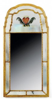 Queen Anne style carved gilt-g