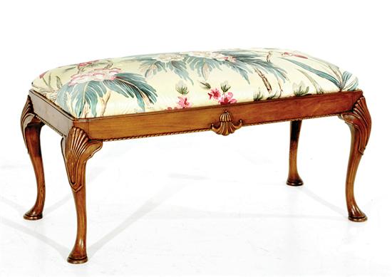 Queen Anne style carved mahogany