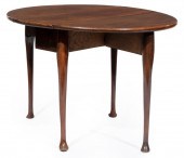 QUEEN ANNE-STYLE CARVED MAHOGA