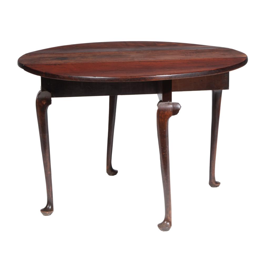 QUEEN ANNE-STYLE CARVED WALNUT