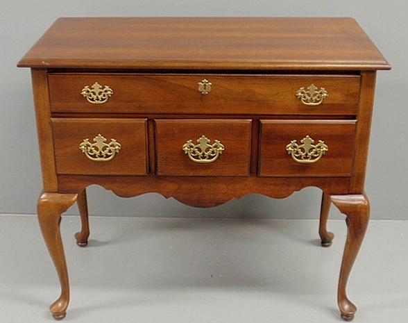 Queen Anne style cherry lowboy