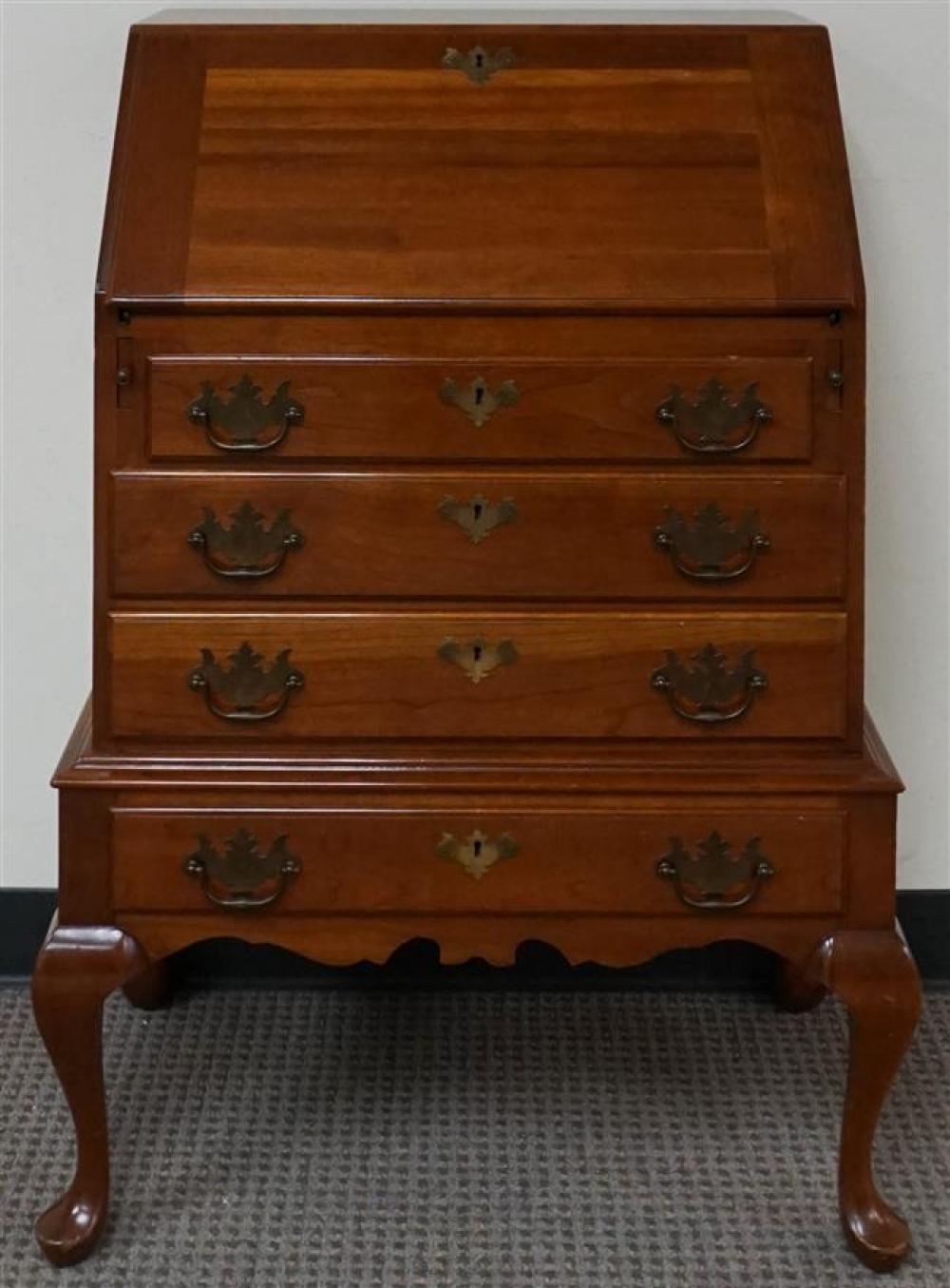 QUEEN ANNE STYLE CHERRY SLANT-FRONT