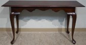 QUEEN ANNE STYLE CHERRY SOFA T