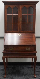 QUEEN ANNE STYLE CHERRY TWO-PA