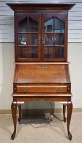 QUEEN ANNE STYLE CHERRY TWO-PA