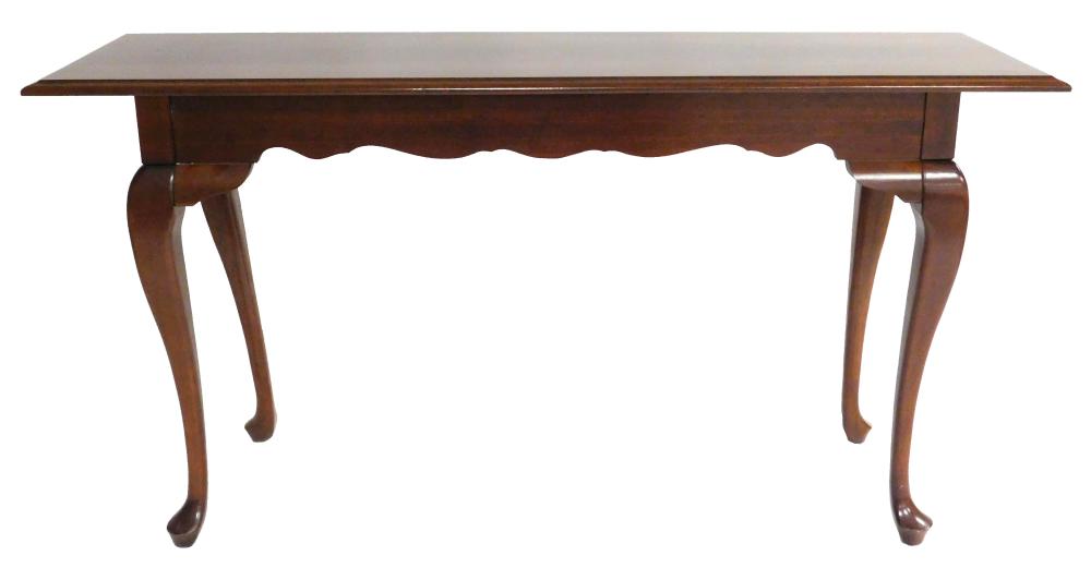 QUEEN ANNE STYLE CONSOLE TABLE,