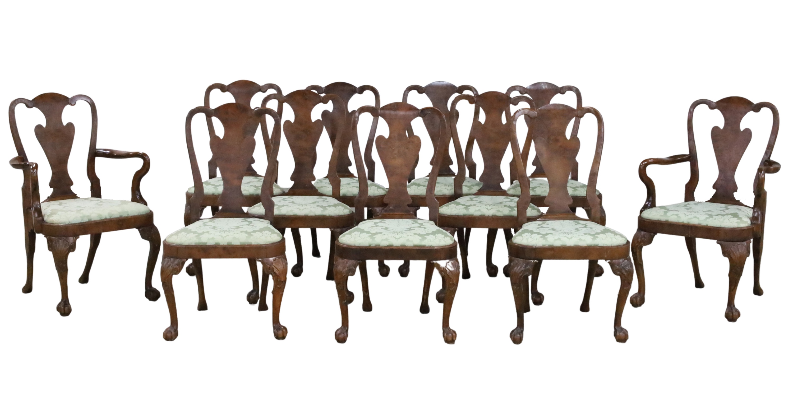 QUEEN ANNE STYLE DINING CHAIRS A