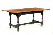 QUEEN ANNE-STYLE DINING TABLE.