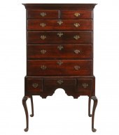 QUEEN ANNE-STYLE FLAT-TOP HIGH