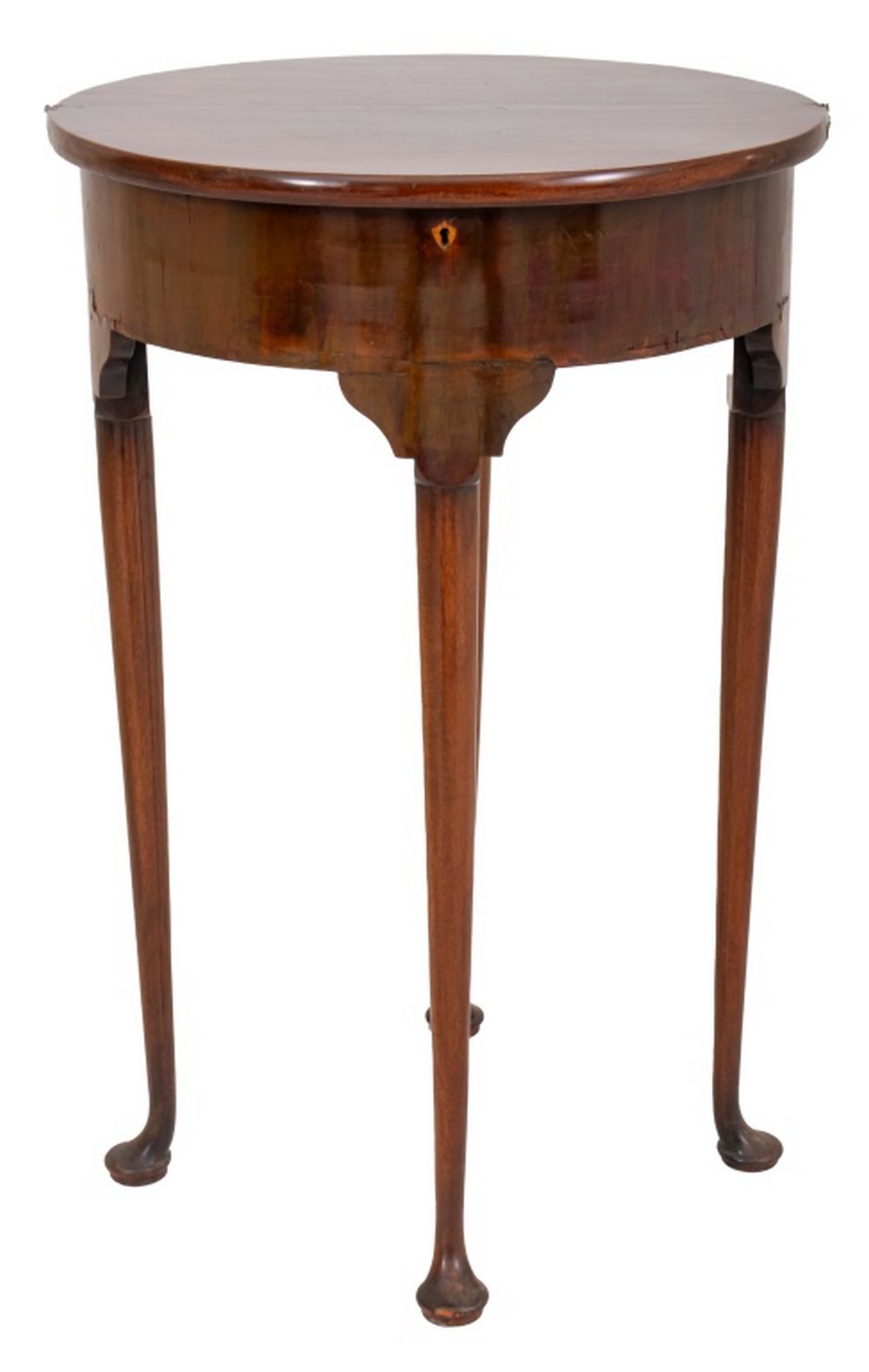 QUEEN ANNE STYLE FLIP TOP THREE LEG