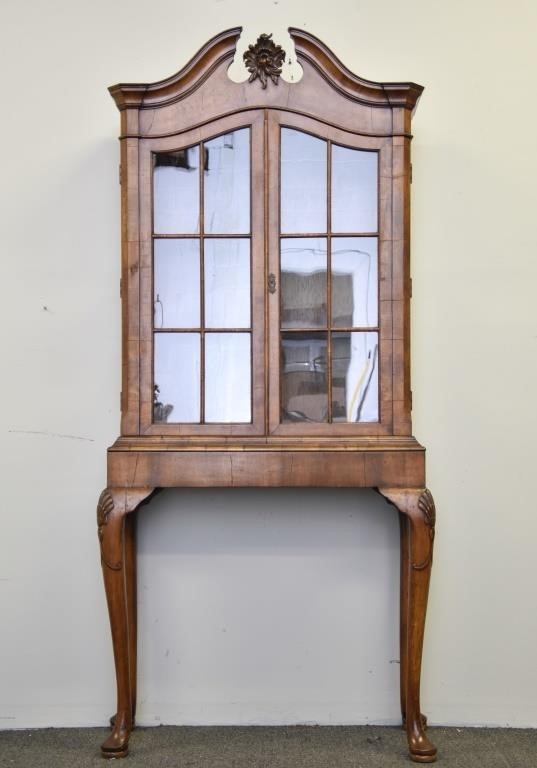 Queen Anne style fruitwood china