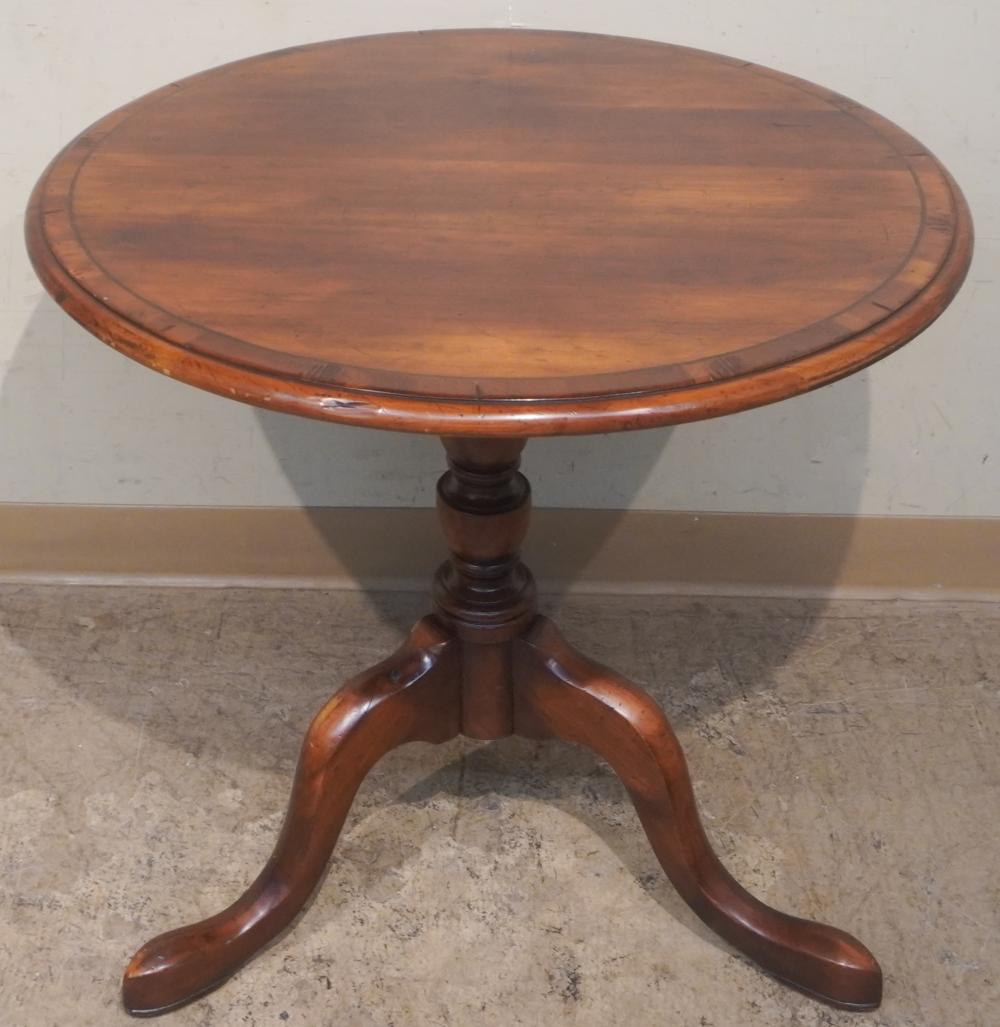 QUEEN ANNE STYLE FRUITWOOD TILT TOP
