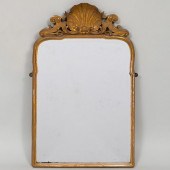 QUEEN ANNE STYLE GILTWOOD MIRR