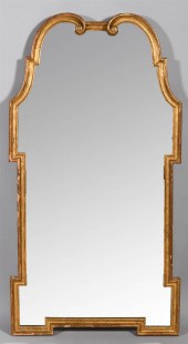 QUEEN ANNE STYLE GILTWOOD MIRR