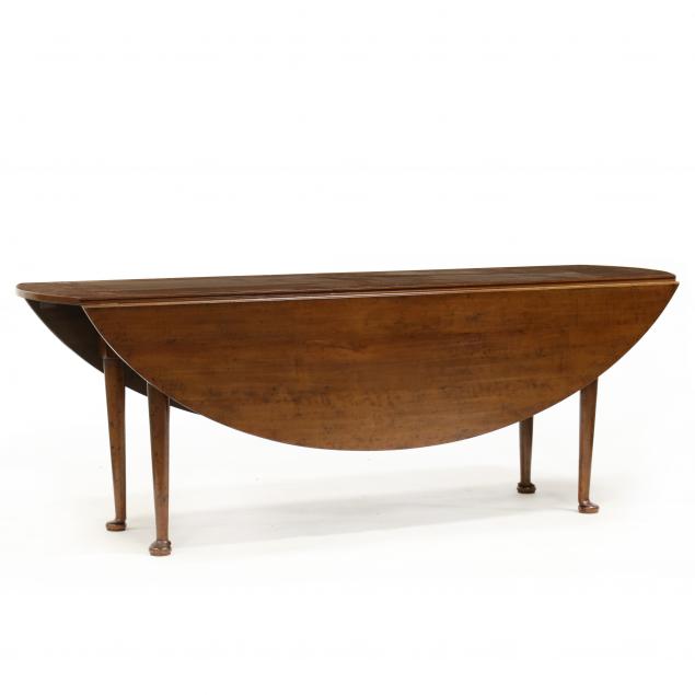 QUEEN ANNE STYLE HAND-HEWN CHERRY
