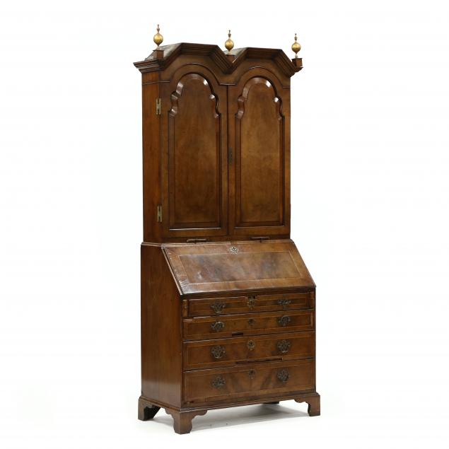 QUEEN ANNE STYLE INLAID MAHOGANY