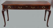 QUEEN ANNE STYLE INLAID WALNUT