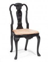 QUEEN ANNE-STYLE JAPANNED SIDE
