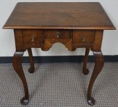 QUEEN ANNE STYLE MAHOGANY AND