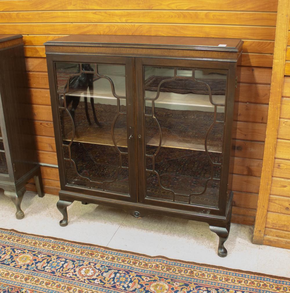 QUEEN ANNE STYLE MAHOGANY CHINA