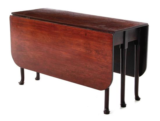 Queen Anne style mahogany drop-leaf