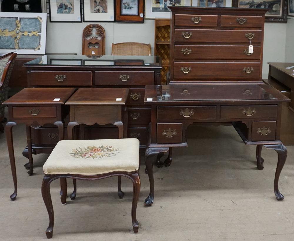 QUEEN ANNE STYLE MAHOGANY HIGH BOY,