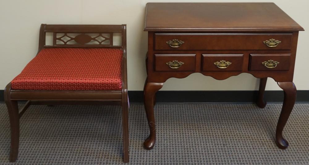 QUEEN ANNE STYLE MAHOGANY LOWBOY