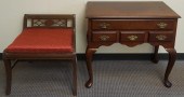 QUEEN ANNE STYLE MAHOGANY LOWB