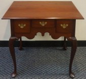QUEEN ANNE STYLE MAHOGANY LOWB