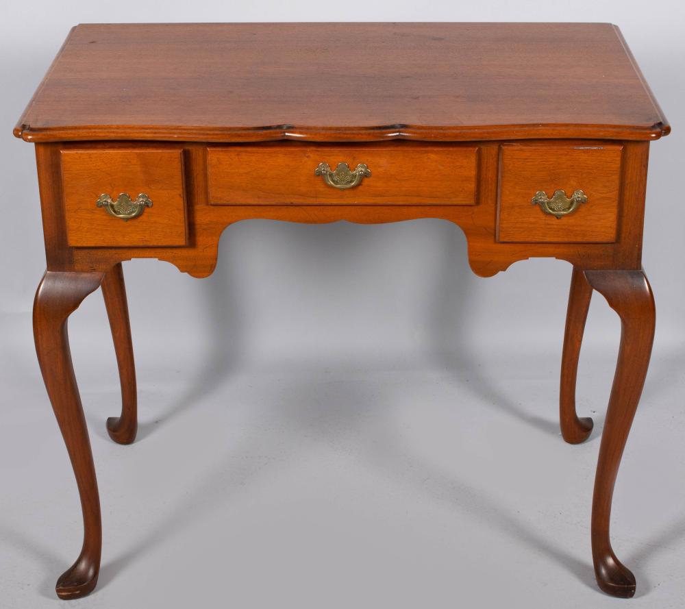 QUEEN ANNE STYLE MAHOGANY LOWBOY 30