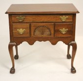 QUEEN ANNE STYLE MAHOGANY LOWB