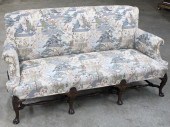 QUEEN ANNE STYLE MAHOGANY ROLL