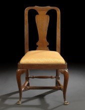 Queen Anne-Style Mahogany Side