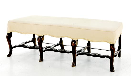 Queen Anne style mahogany sofa