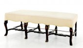 Queen Anne style mahogany sofa