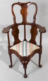 QUEEN ANNE STYLE MAHOGANY TALL