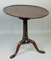 QUEEN ANNE STYLE MAHOGANY TILT