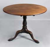 QUEEN ANNE STYLE MAHOGANY TILT