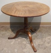 QUEEN ANNE STYLE MAHOGANY TILT